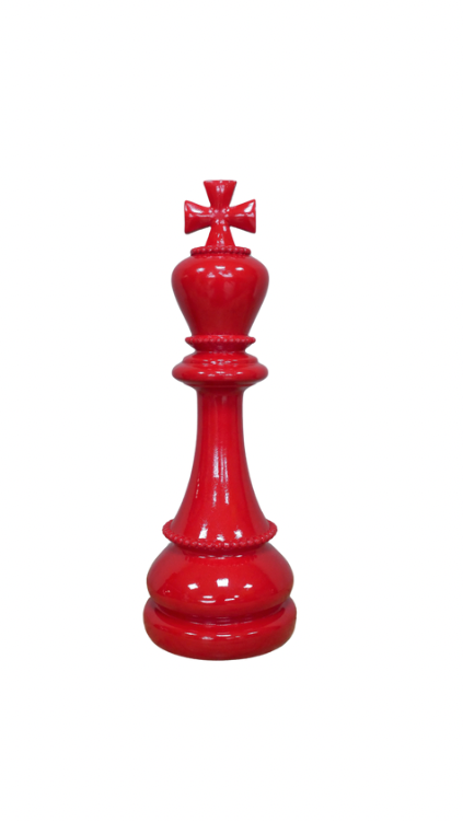 Set of 3 decorative chess pieces