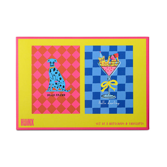 Hello Friends Bright Note Cards