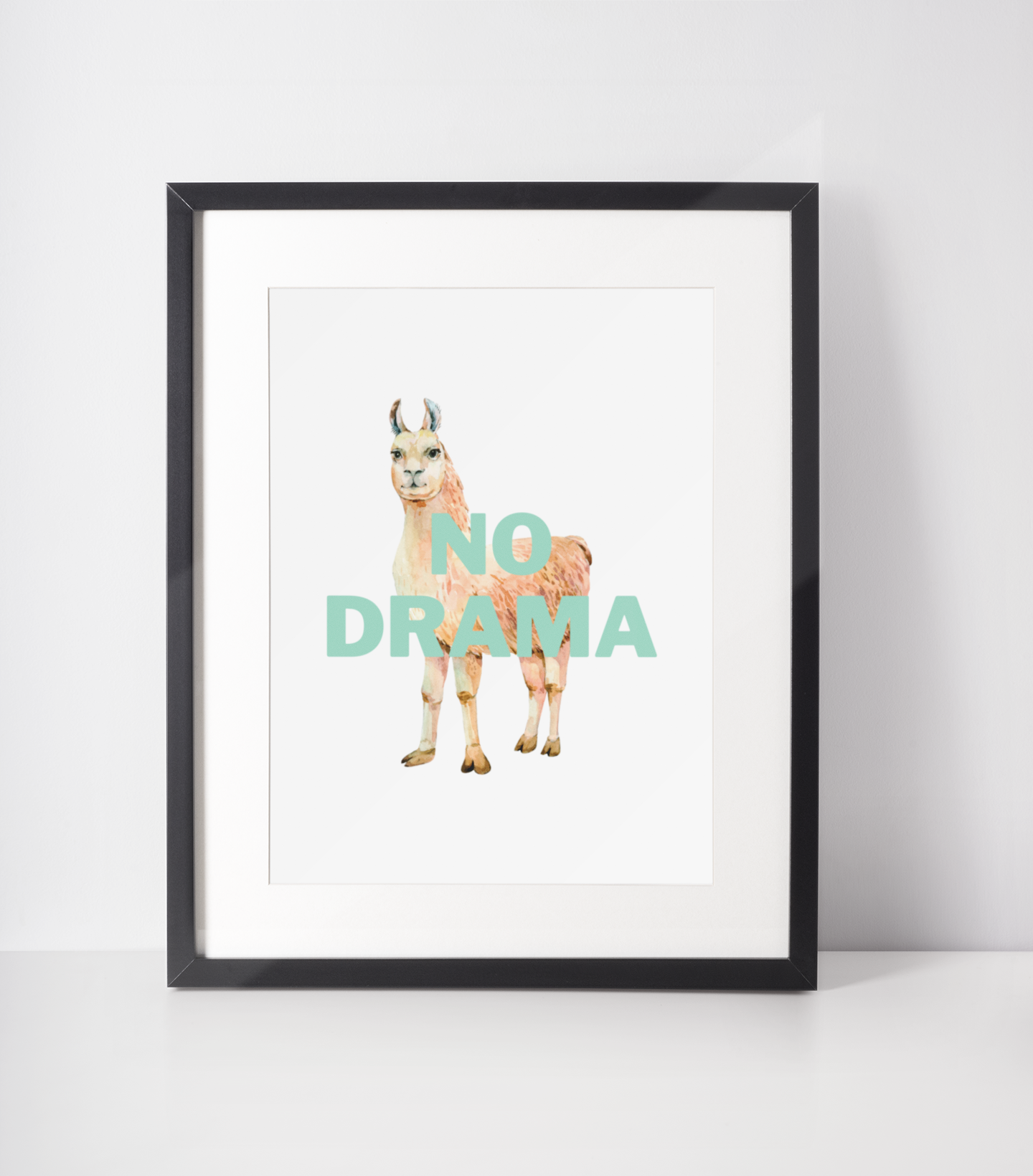 No drama llama print