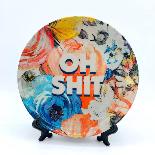 'Oh Shi*' 6" plate