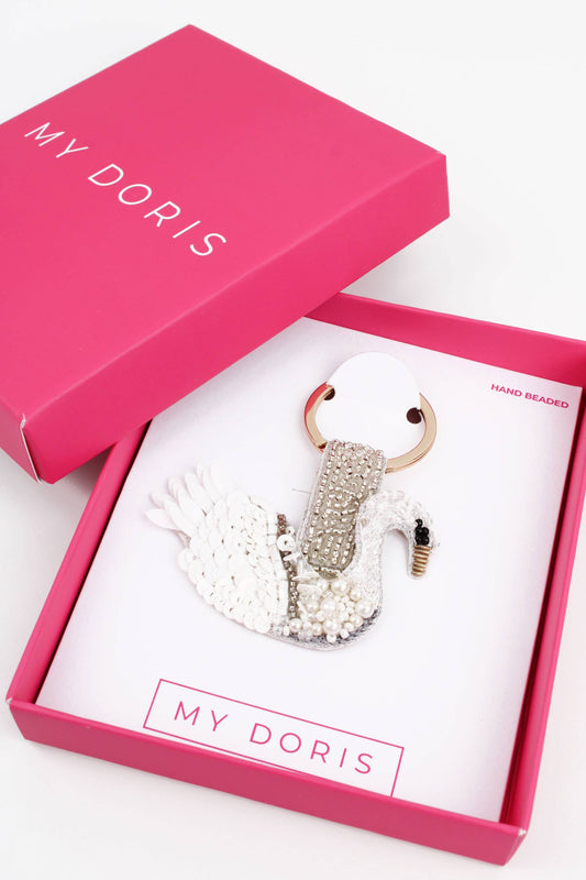SWAN KEYRING/BAG CHARM