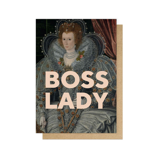 Boss Lady Greetings Card