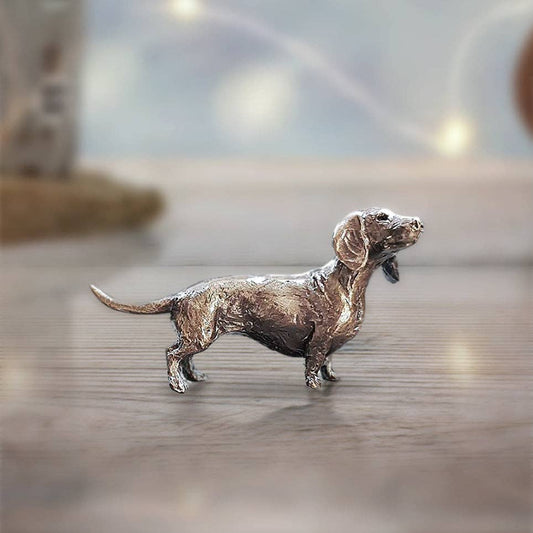 Butler & Peach Miniature Bronze Dachshund