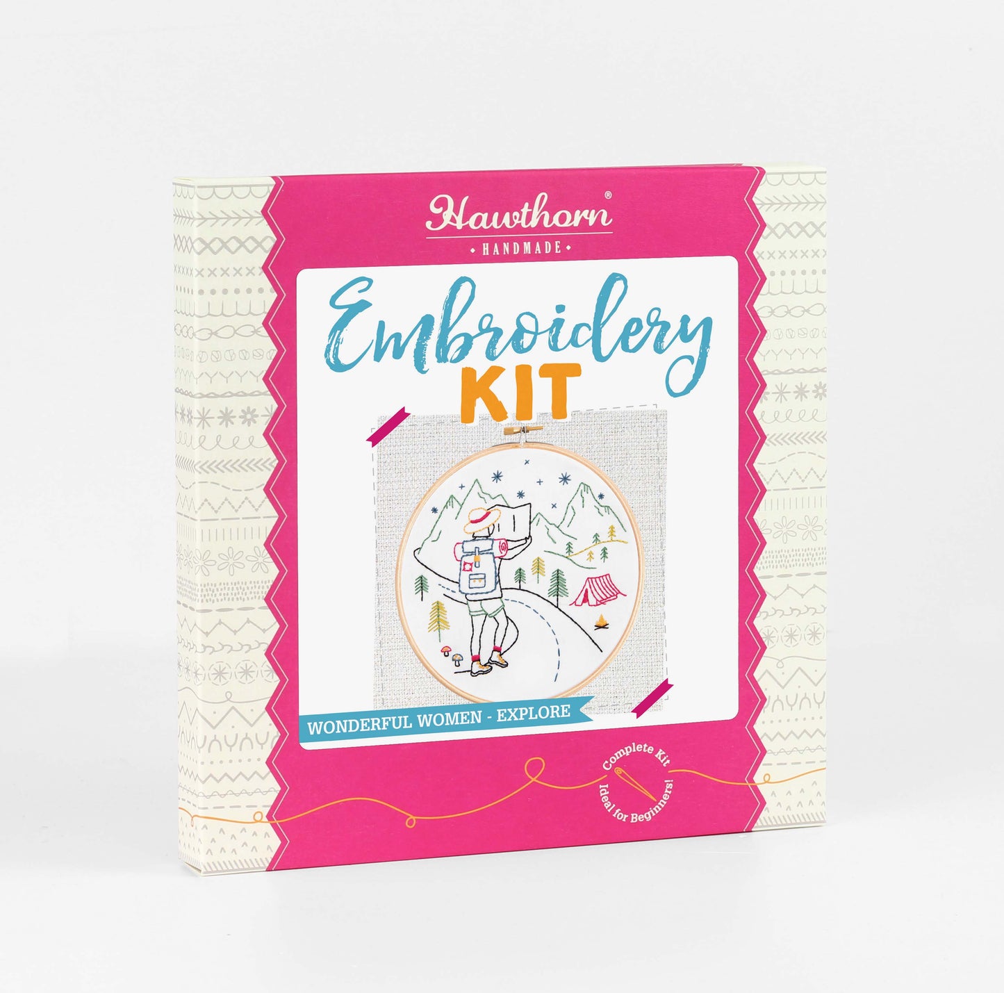 Hiking Embroidery Kit (Explore) | Complete Craft Kit