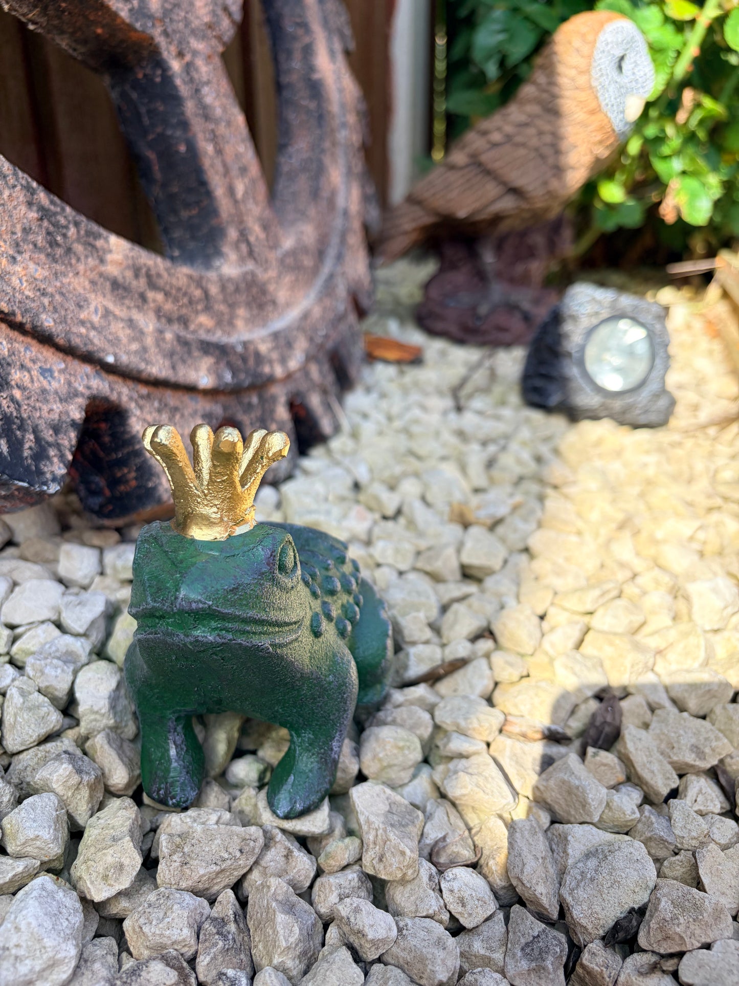Cast Iron Frog Prince Ornament