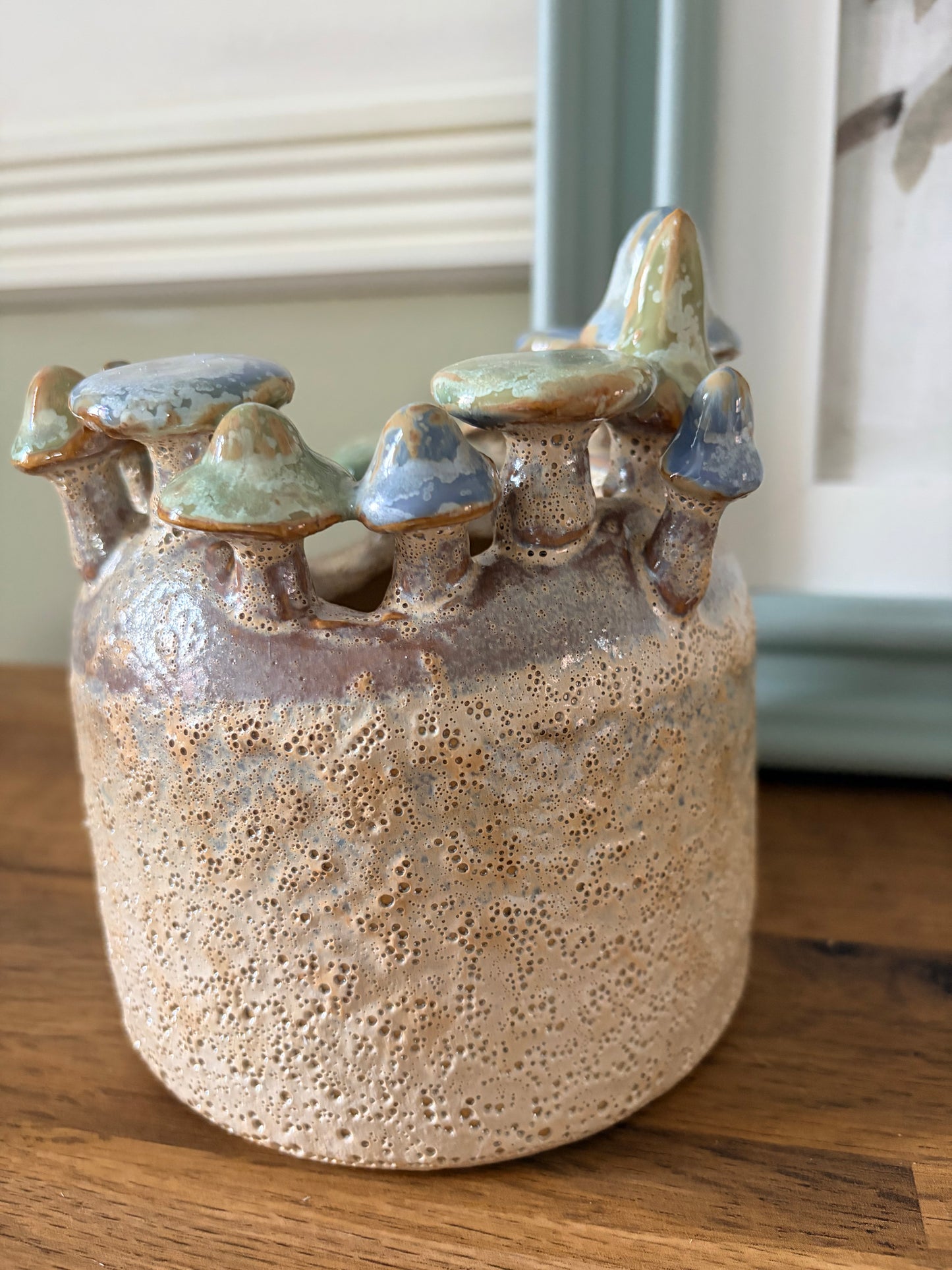 Woodland Mushroom Planter | Cottagecore Ceramic Plant Pot