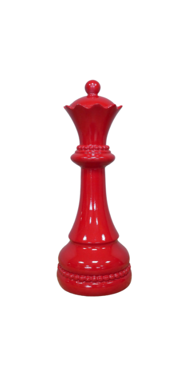Set of 3 decorative chess pieces