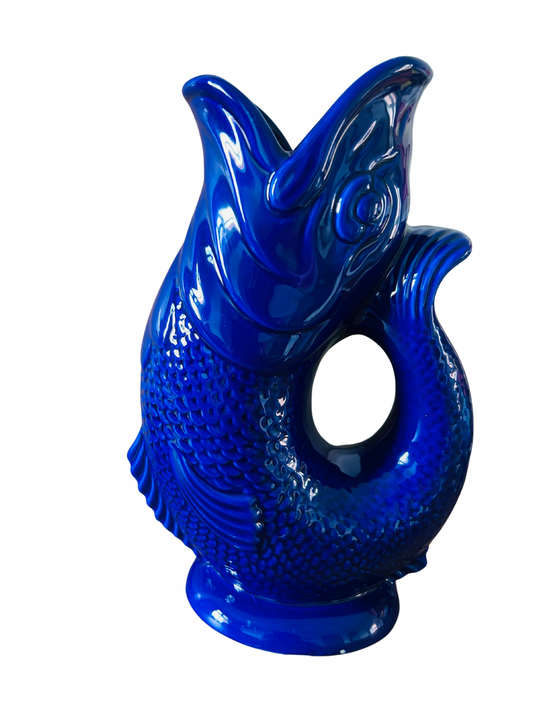 Wade ceramic fish gluggle jug