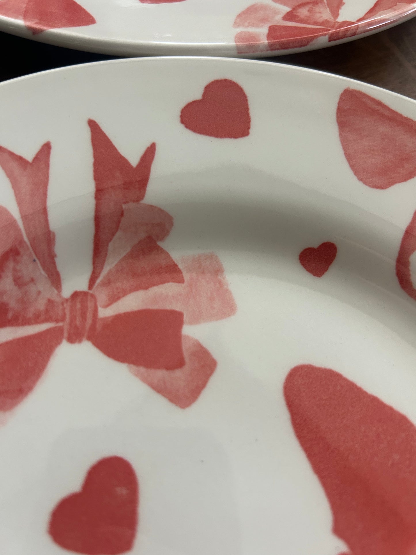 Royal Stafford Set of 4 Side Plates – Pink Bows & Hearts (21.5cm)