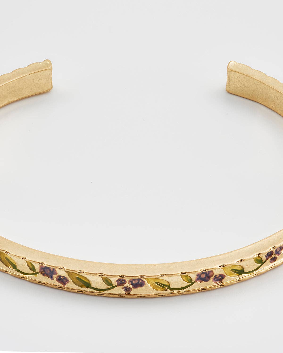 Blackberry Bramble Gold Bangle