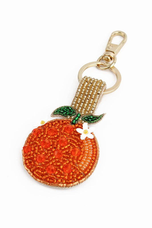 ORANGE KEYRING/BAG CHARM