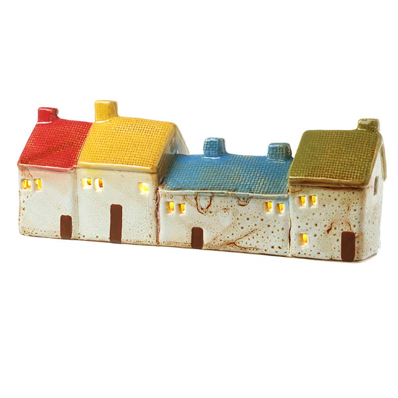 LIGHT UP CERAMIC HOUSES