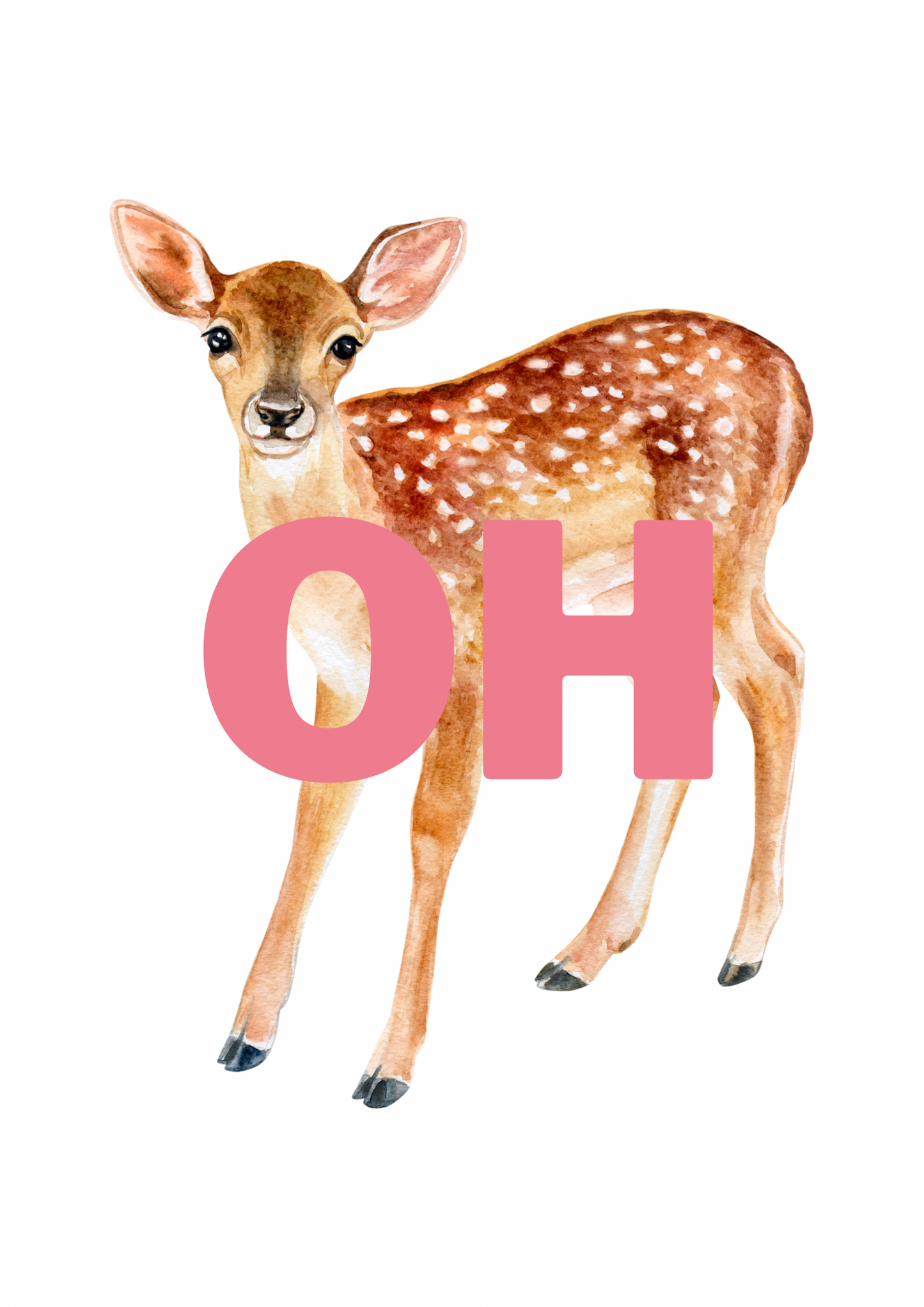 Oh deer print