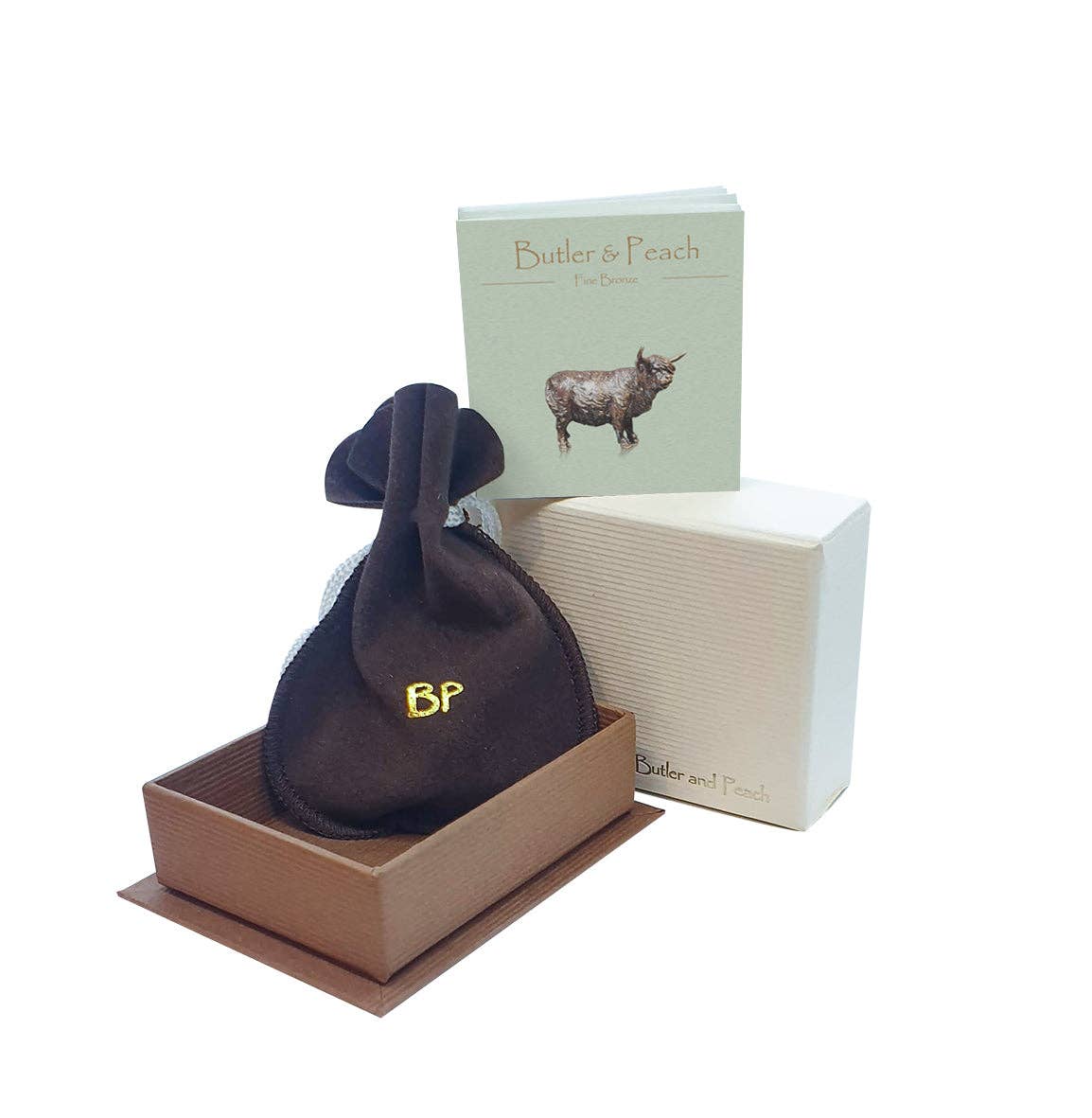 Butler & Peach Miniature Bronze Mouse on Toadstool
