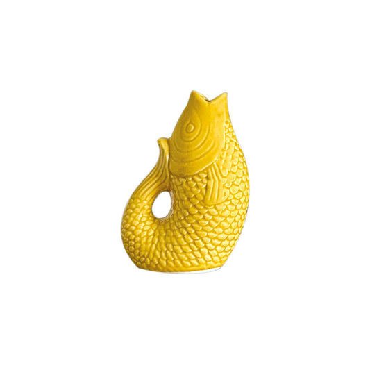 Vibrant fish ceramic vase
