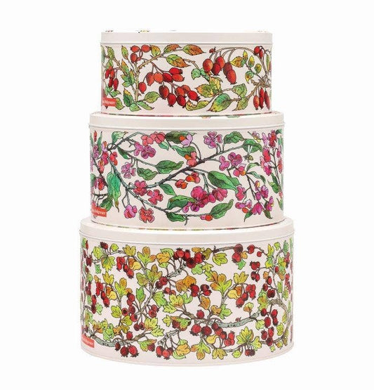 Emma Bridgewater - Bird in Hedgerow set of 3 cake tins