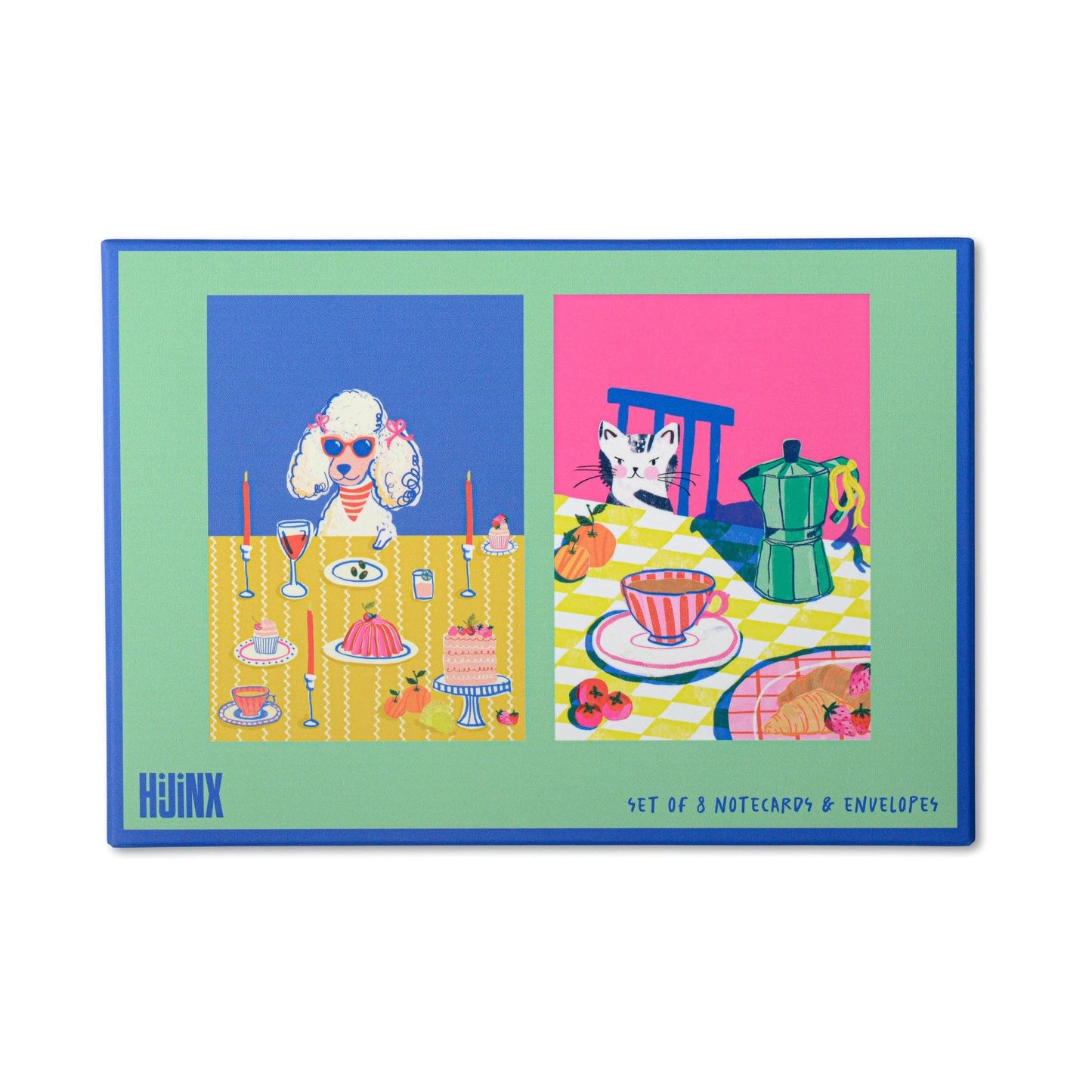 Dinner Party Animal Note Cards