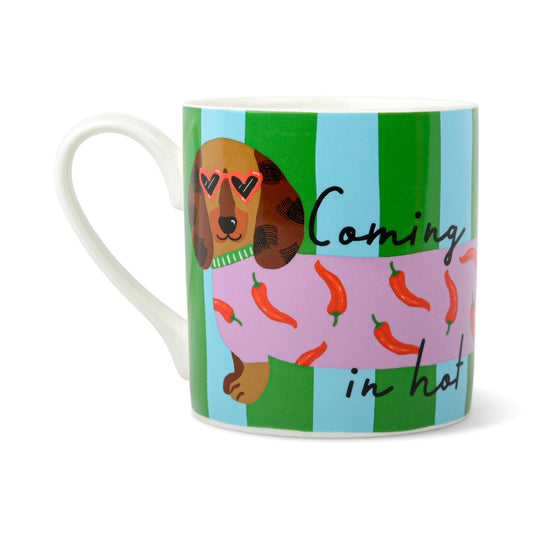 Coming in Hot Sausage Dog Mug