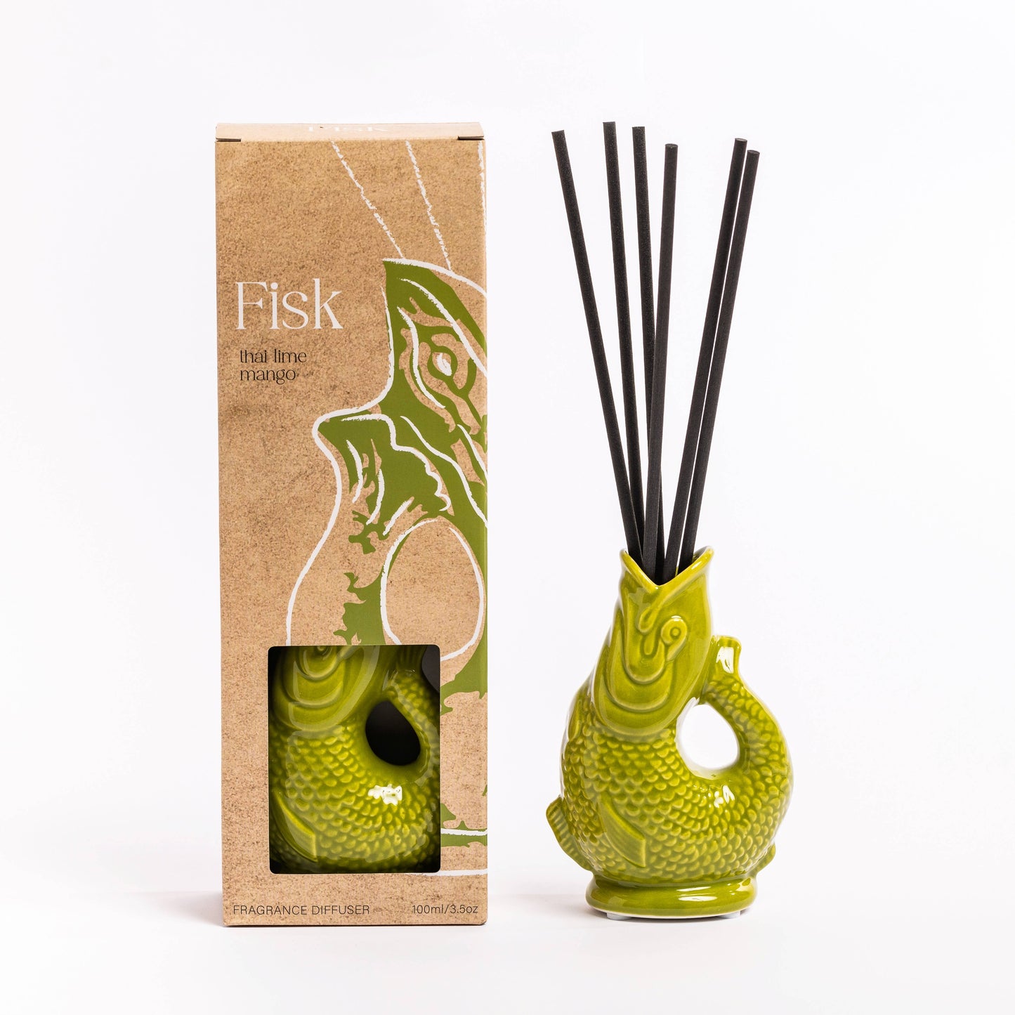 Green Gluggle Fish Diffuser