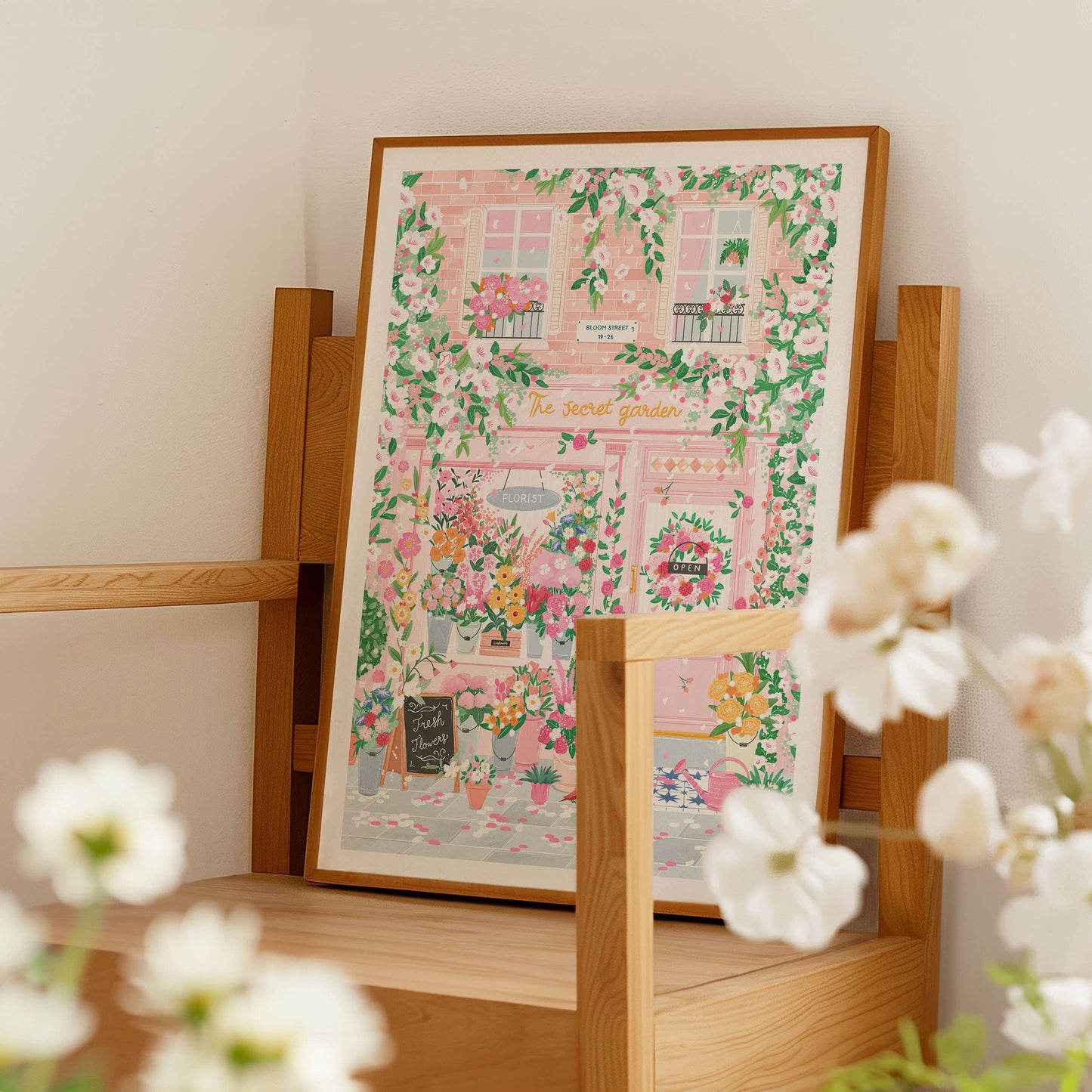 Flower Shop Print 
