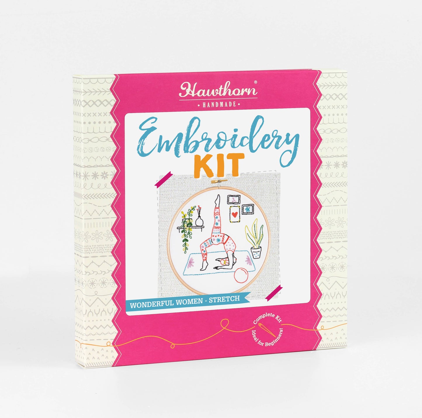 Yoga Embroidery Kit (Stretch) | Complete Craft Kit