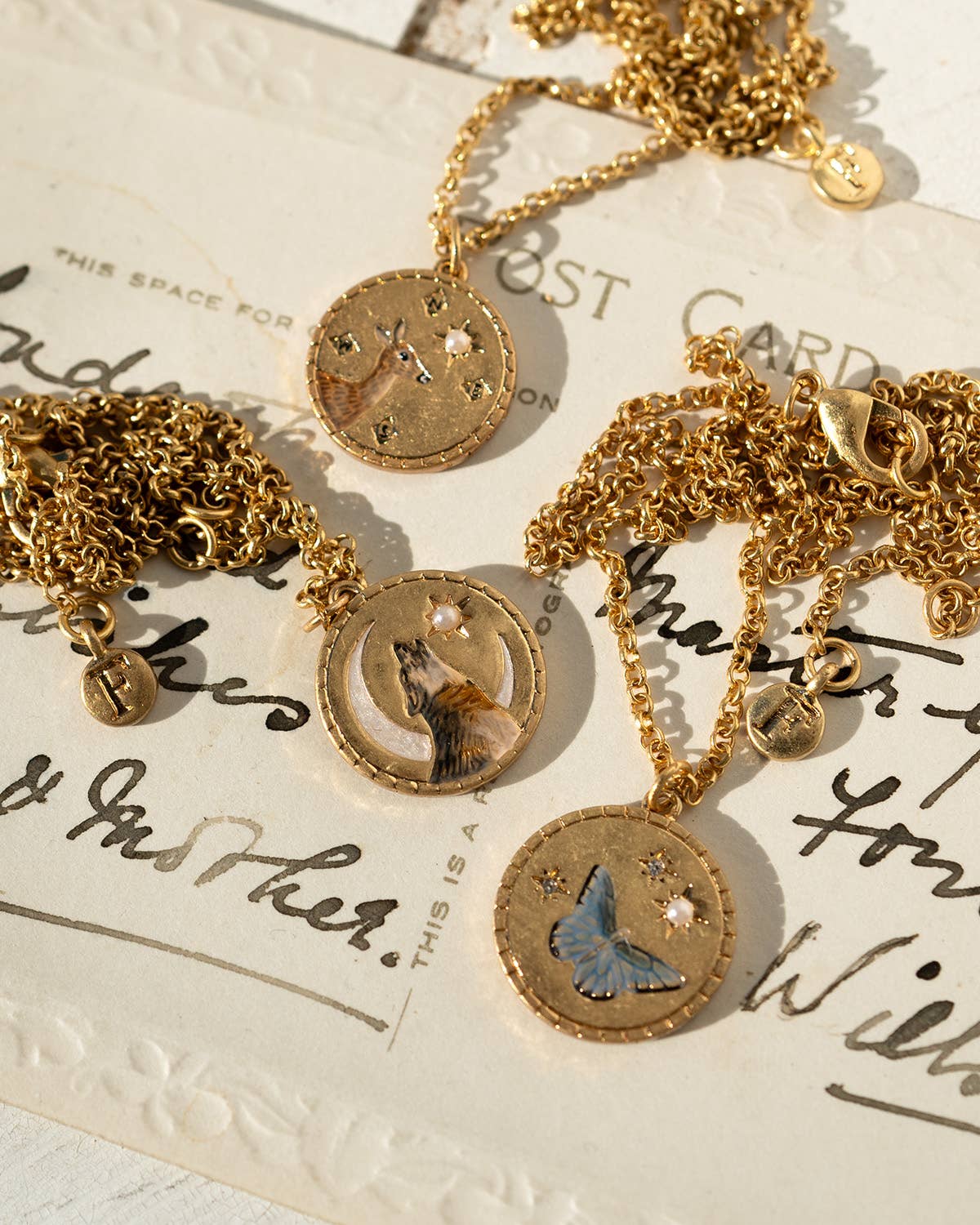 FABLE Deer Spirit Guide Pendant Necklace