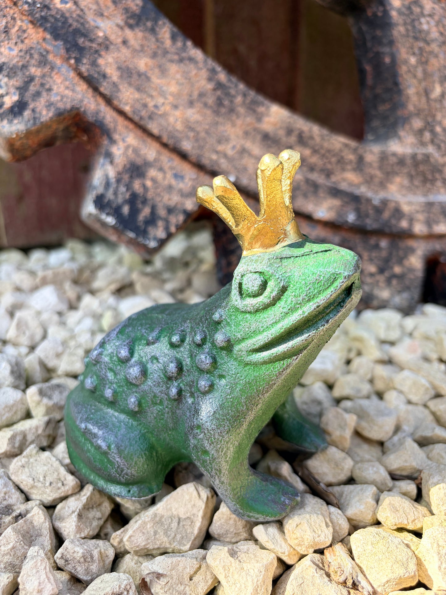 Cast Iron Frog Prince Ornament