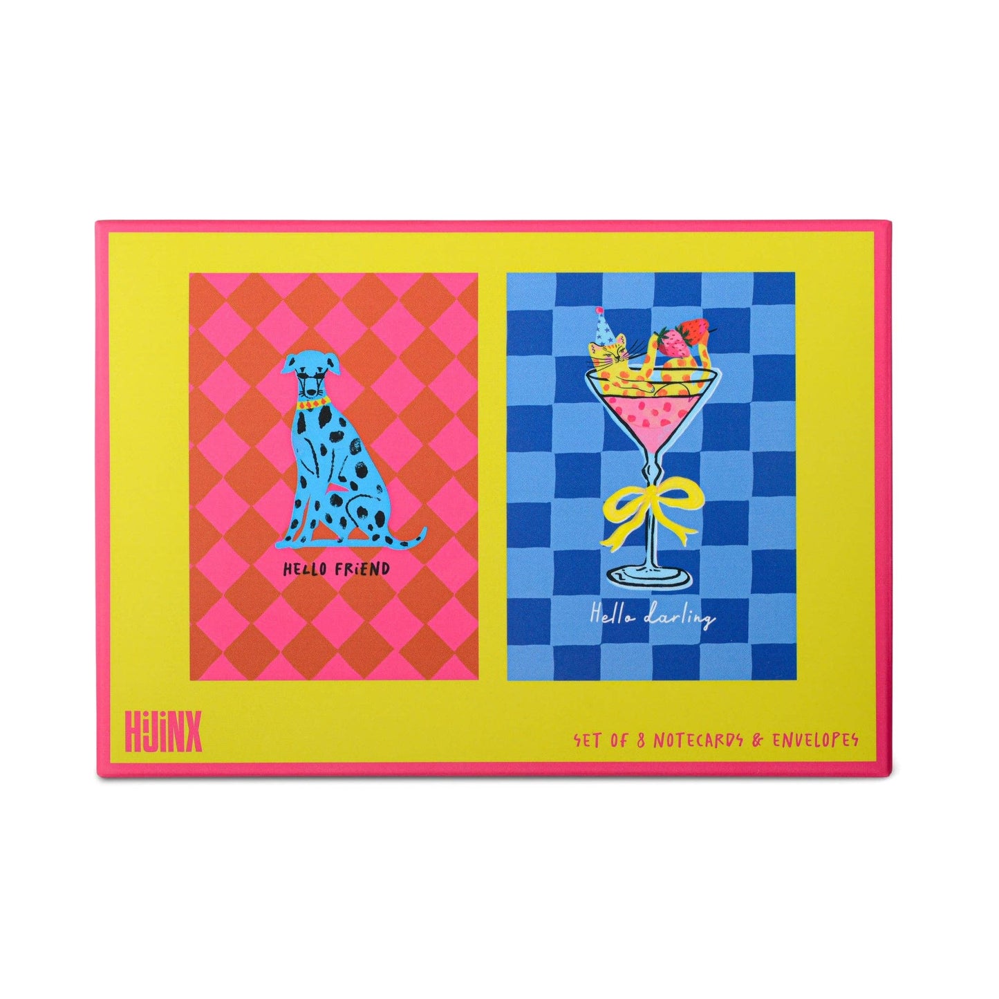 Hello Friends Bright Note Cards