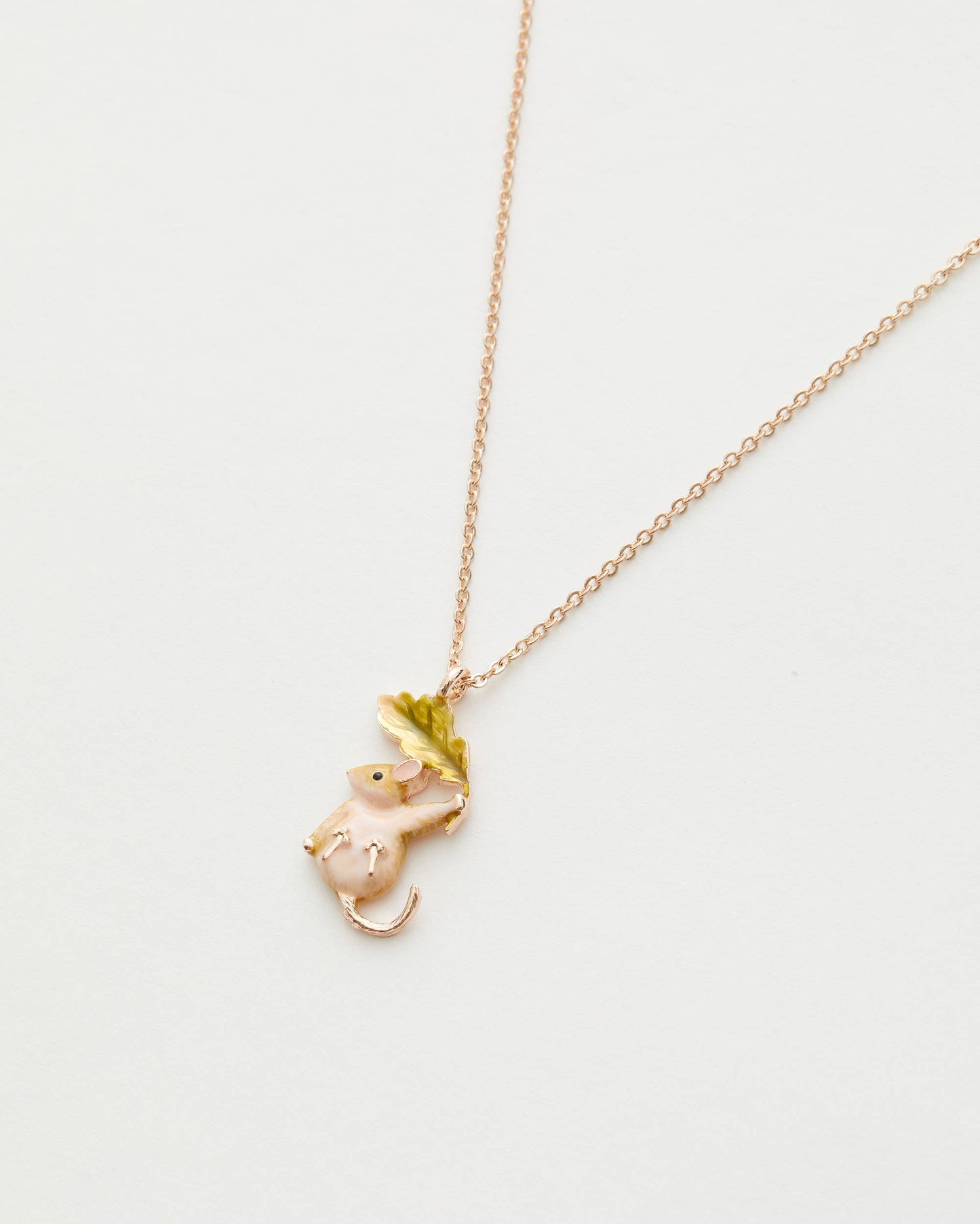 FABLE Enamel Dormouse Short Necklace