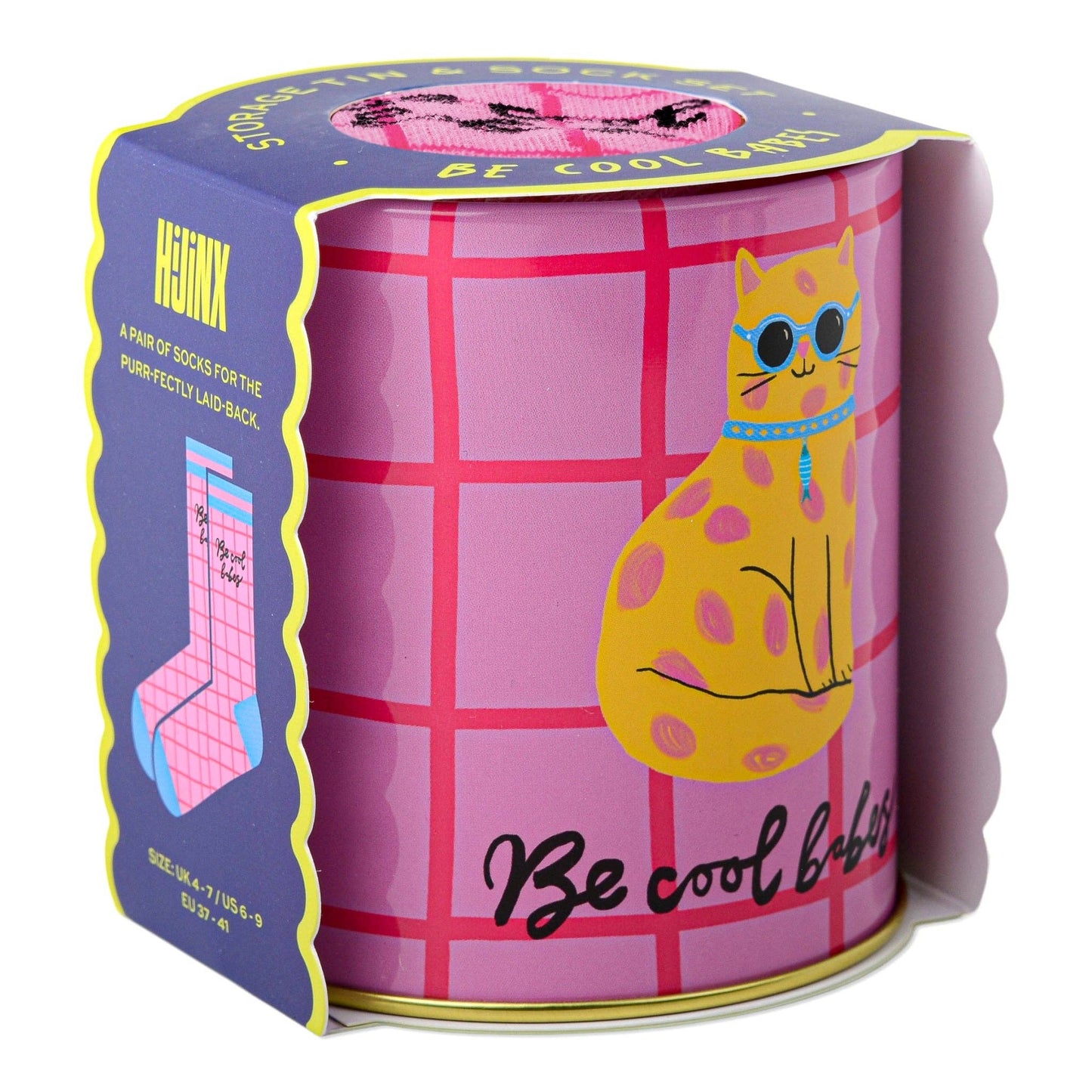 Socks in a Tin - Be Cool Babes
