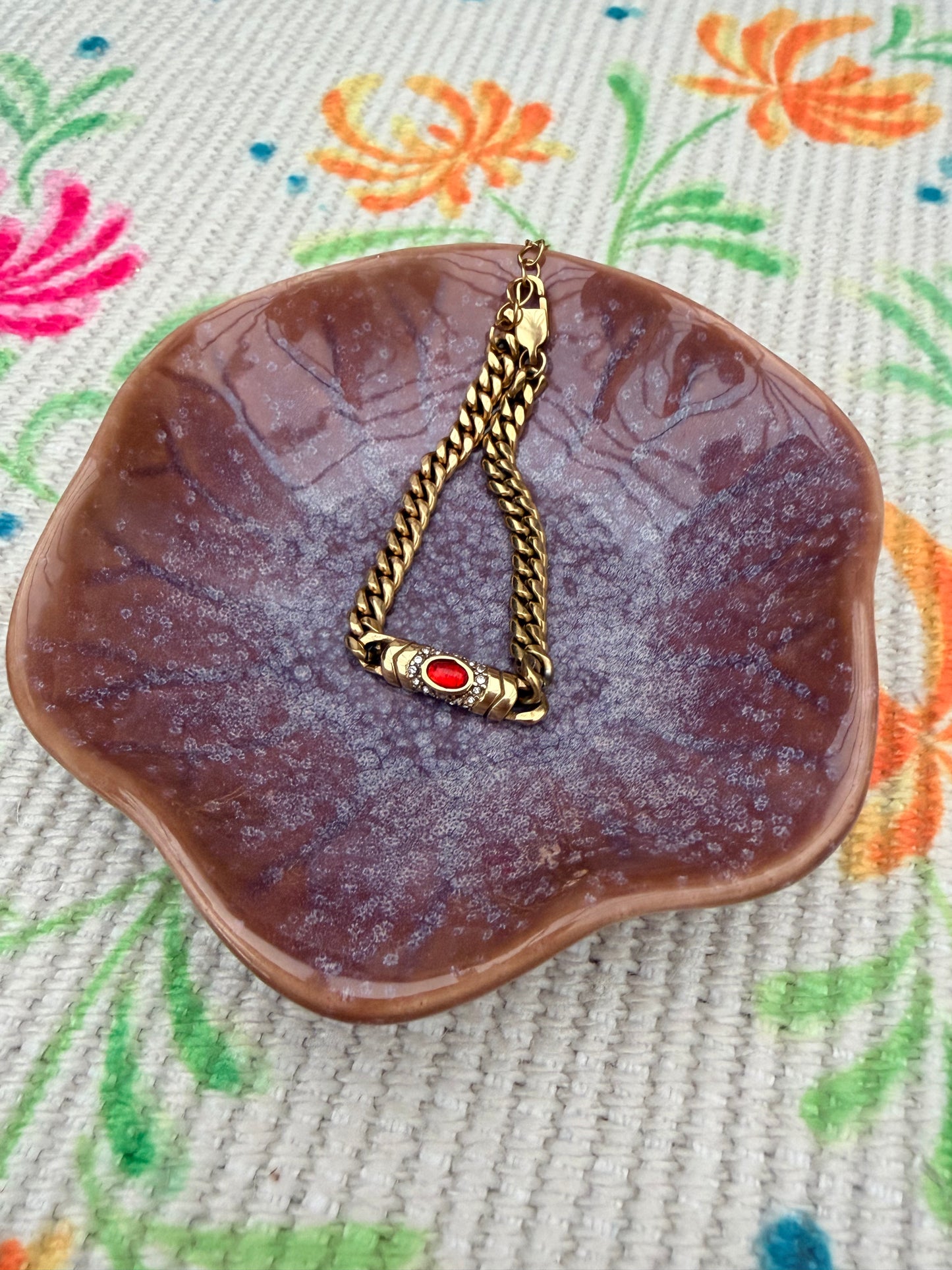Dusky Rose Ring Dish