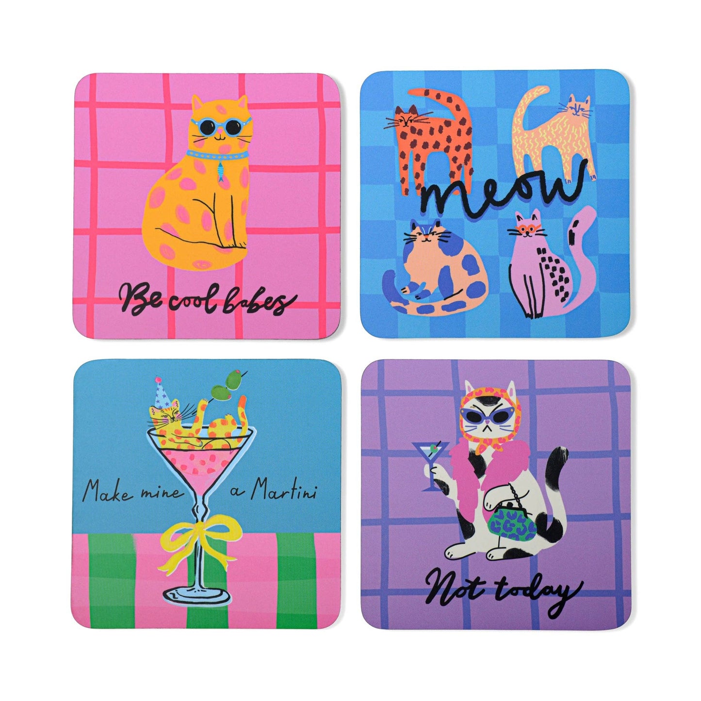 The Cat Lover Coasters (set of 4)