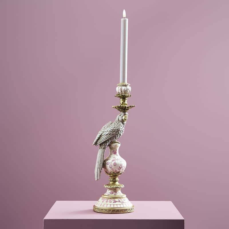 Amari Parrot Candlestick Holder