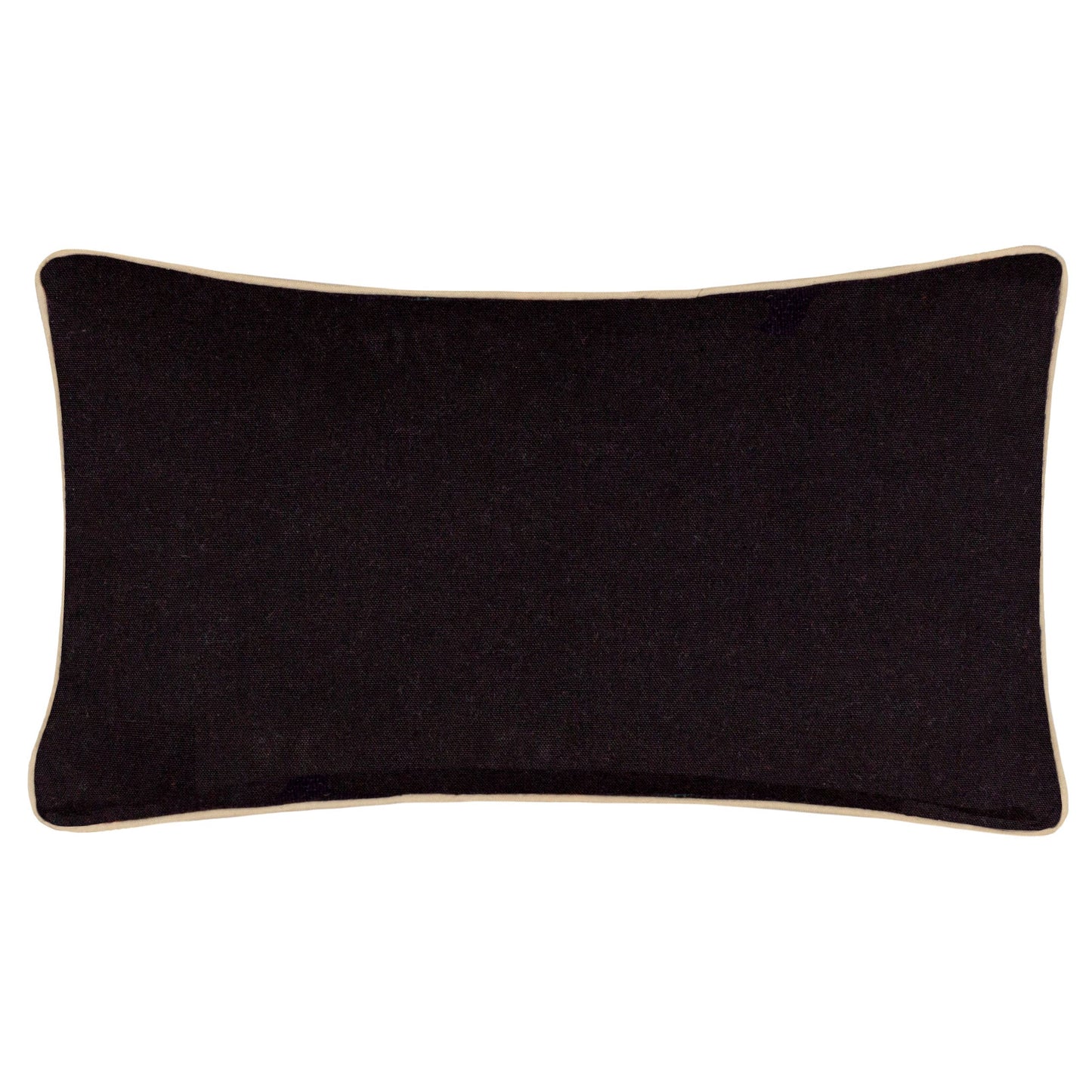 Mirrored Zebra Embroidered Cushion Multicolour
