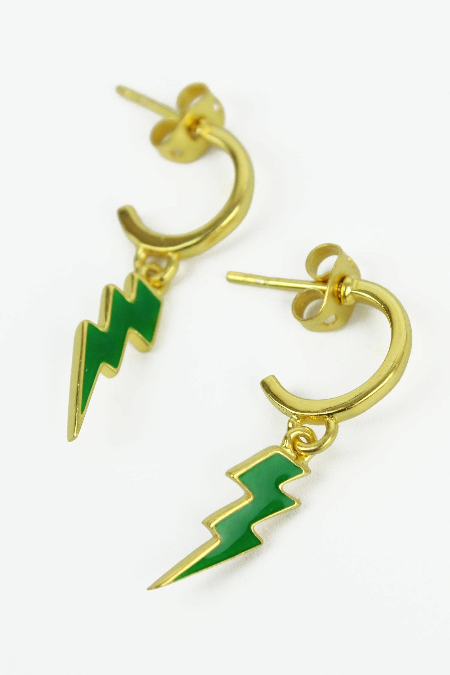 ENAMEL LIGHTNING HOOP