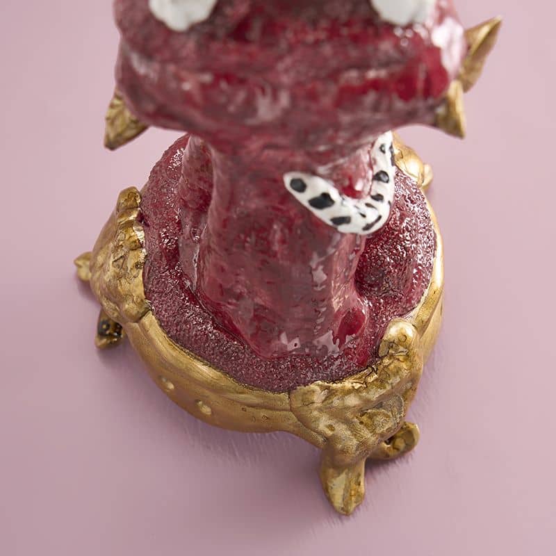 Pair of Ornate Leopard Candle Holders