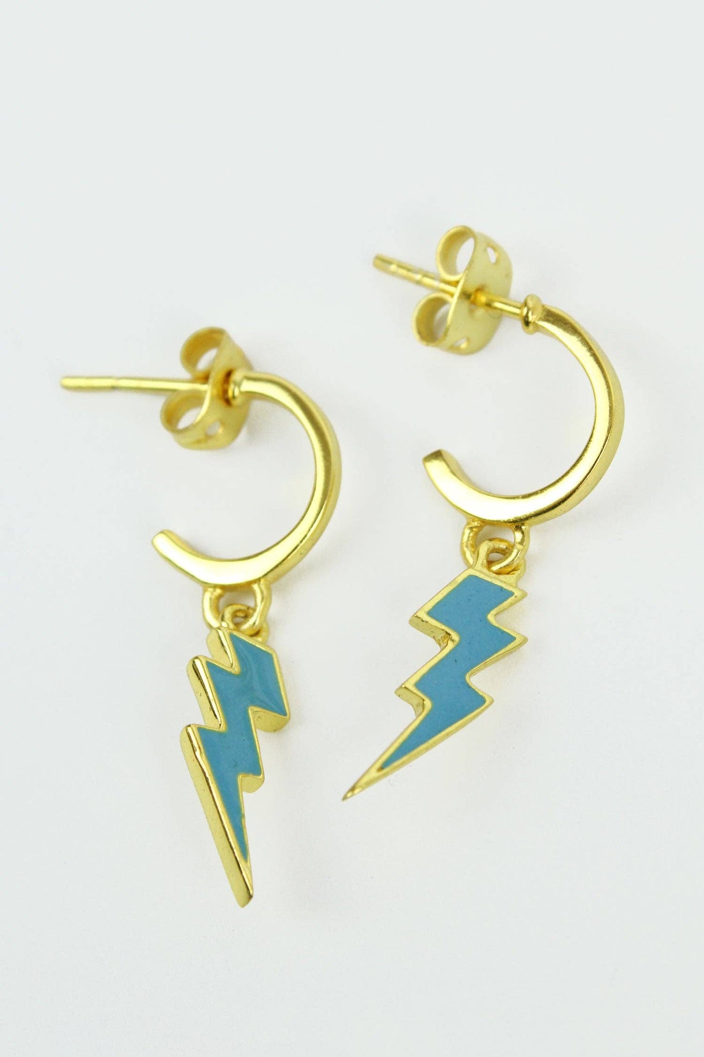ENAMEL LIGHTNING HOOP