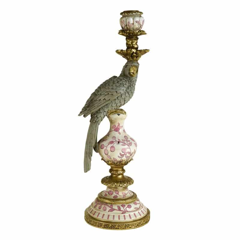 Amari Parrot Candlestick Holder
