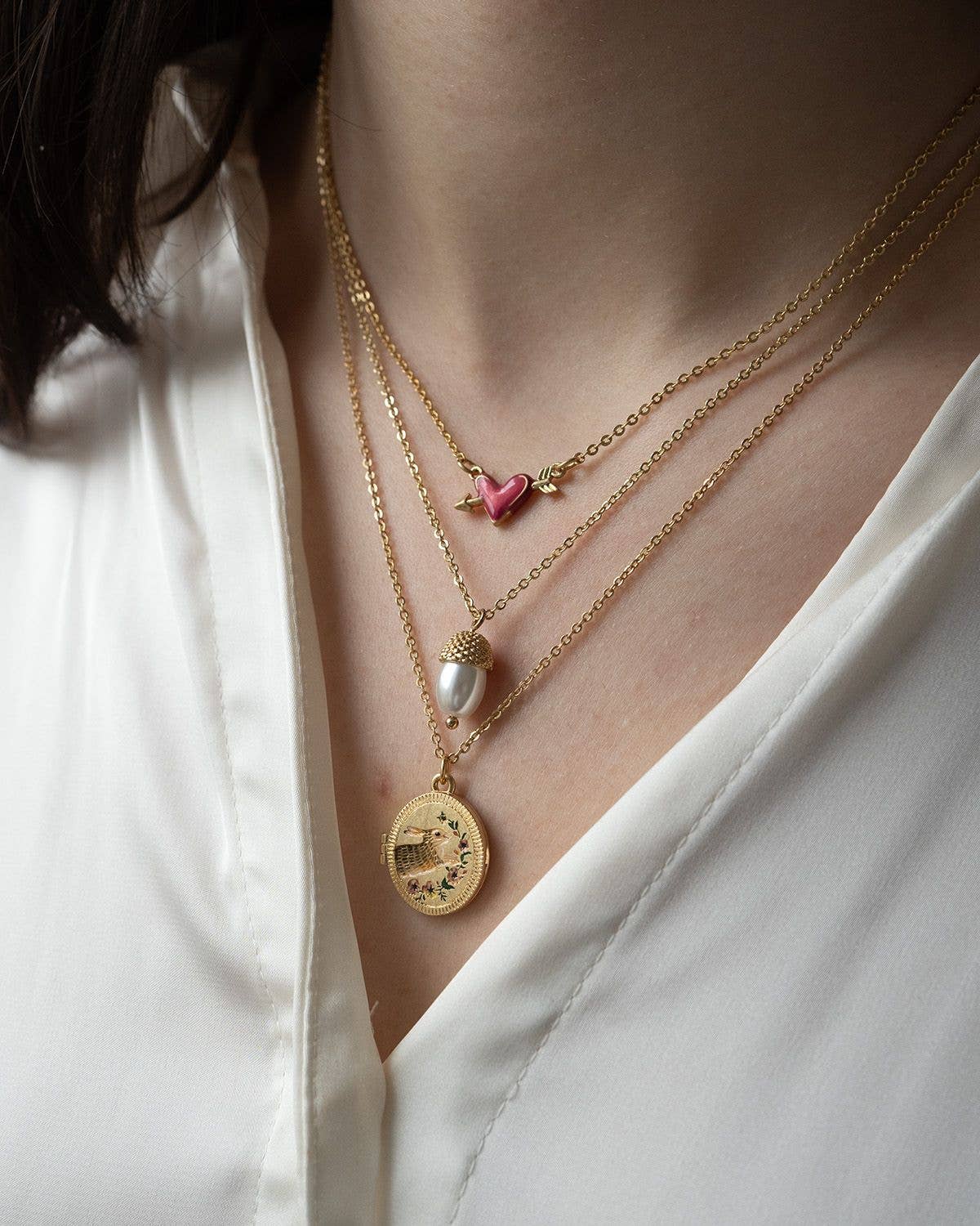 Running Bunny Locket