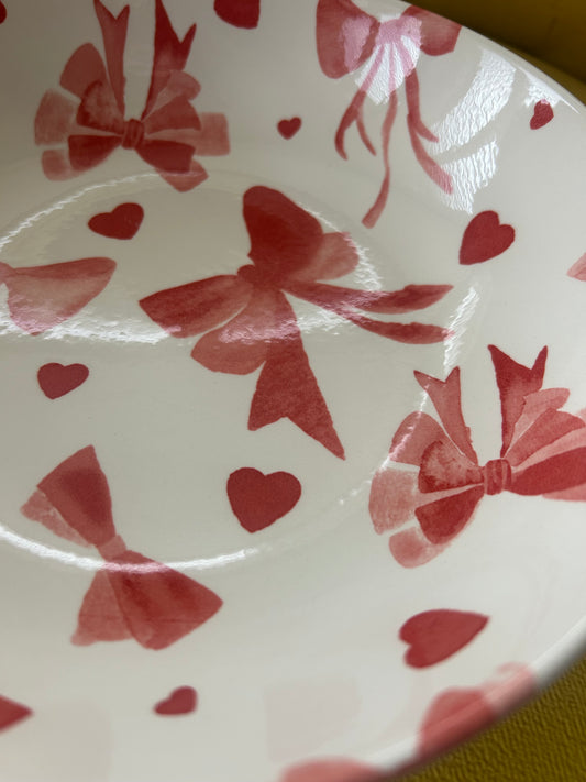 Royal Stafford ‘Watercolour Bows’ pasta bowl