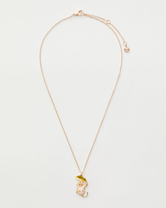 FABLE Enamel Dormouse Short Necklace