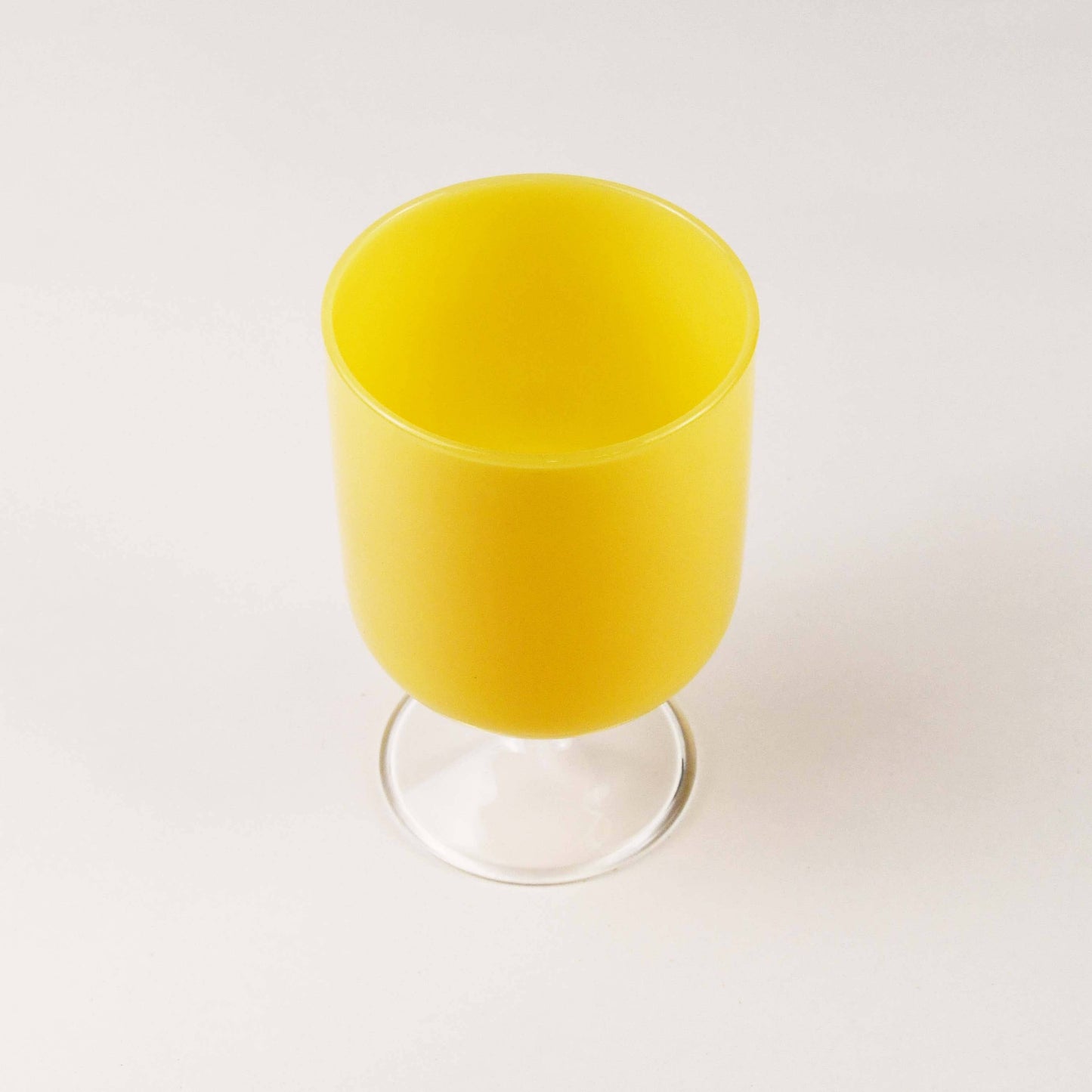 Mujunhyuk Heat Resistant Glass Goblet - Yellow