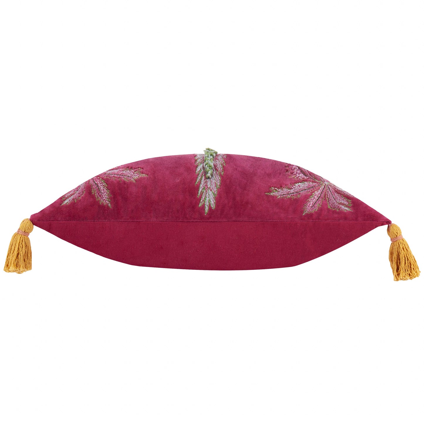 Kalahari Embroidered Velvet Cushion Multicolour