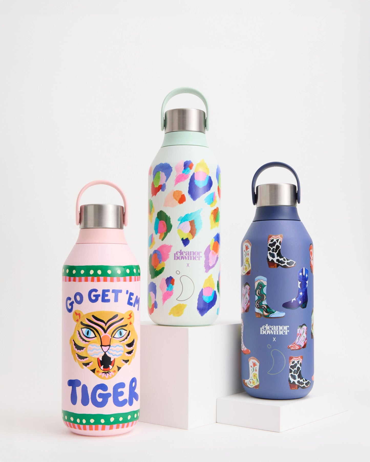 Eleanor Bowmer Leopard Print Insulated Bottle - 500ml