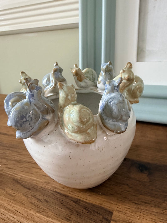 Ceramic Snail Trinket Bowl | Quirky Cottagecore Home Decor