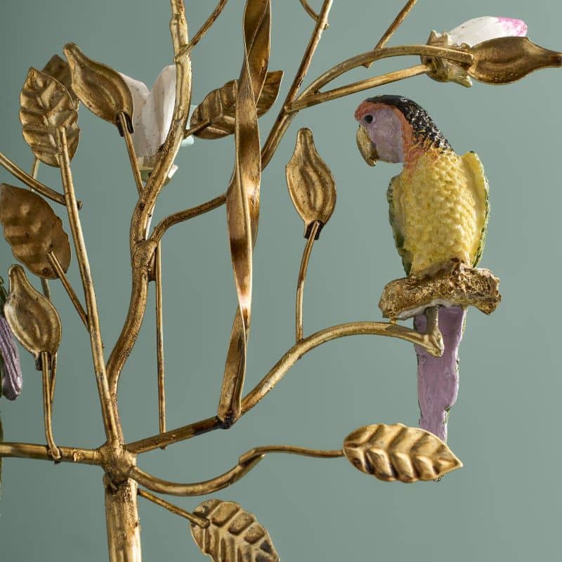 Ornate Heron Candle Holder