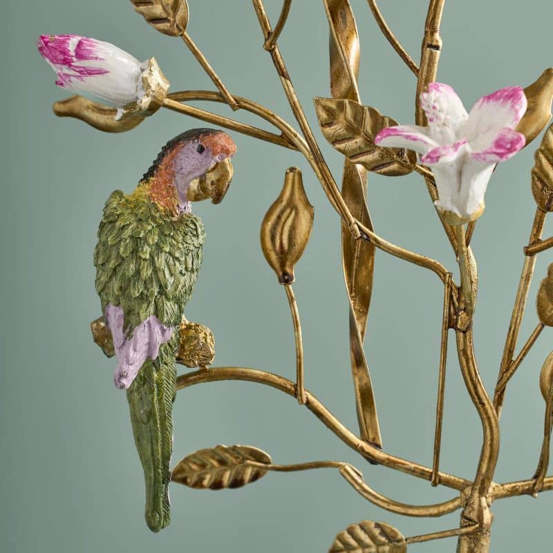 Ornate Heron Candle Holder