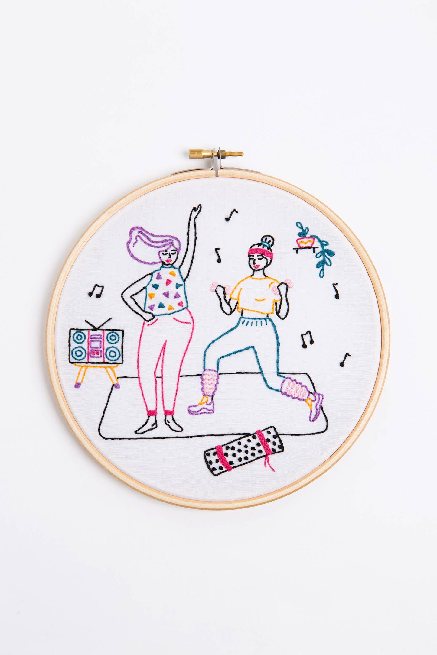Dancing Embroidery Kit (Move) | Complete Craft Kit