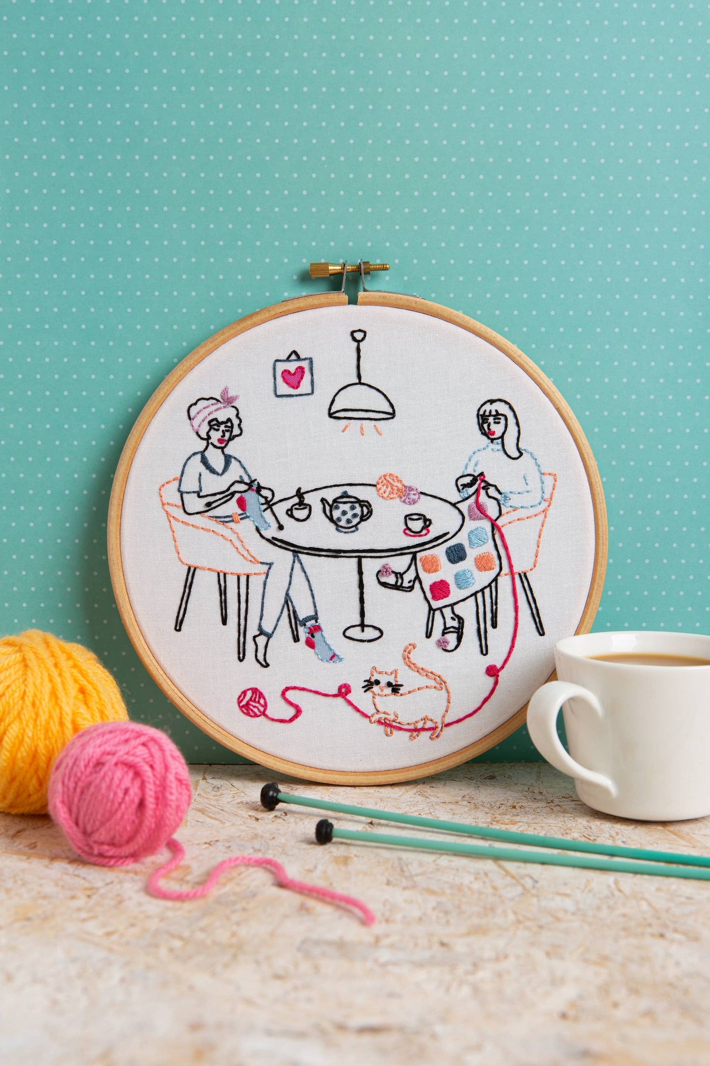 Knitting & Crochet Embroidery Kit (Tangled) | Complete Kit