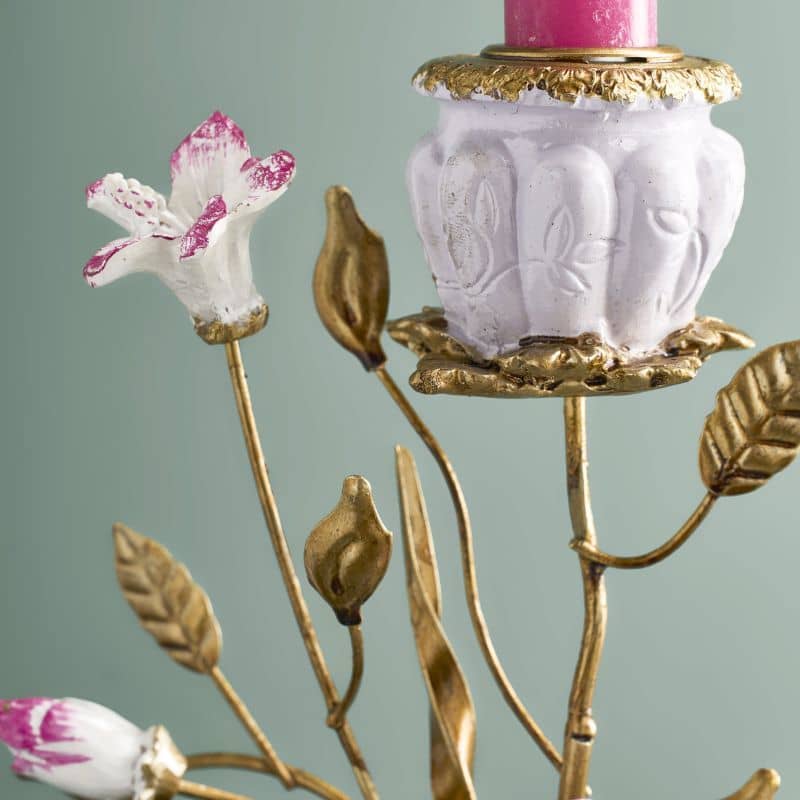 Ornate Heron Candle Holder